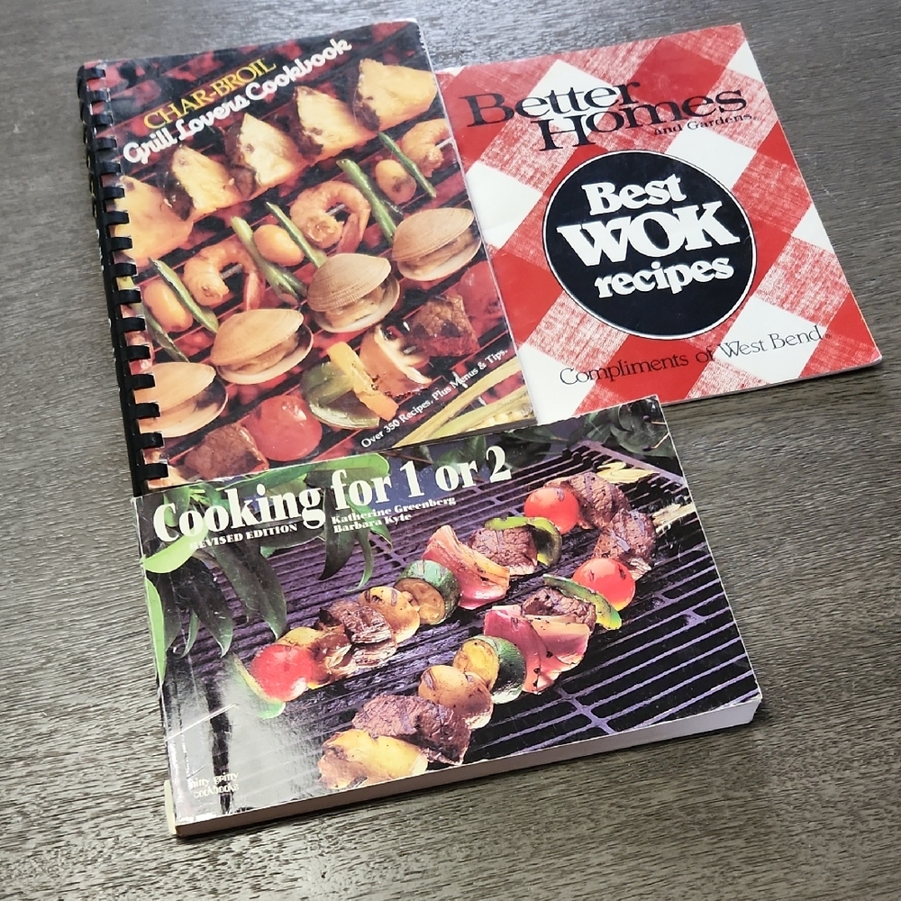 Vintage Lot Of 3 Cookbook Recipes